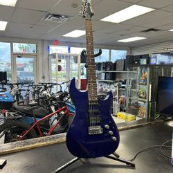 Silvertone Electric Blue Guitar  