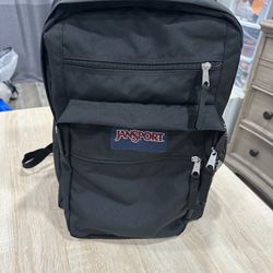 JanSport Comfortable Big Student Cool Backpack 17" x 12" x 8", Black