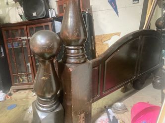 Heavy queen size bed frame