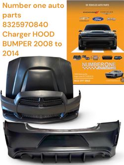 2008 -14 Dodge Charger SRT8 Style Front Rear Bumper and Hood  10055 Belknap Rd, Sugar Land, TX 77498  The above prices are subject to applicable taxes