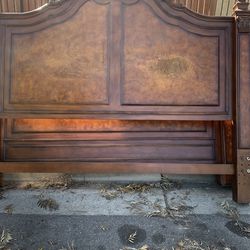 Curb Alert free king size head board bed frame