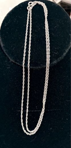 Vintage James Avery Silver Light Rope Chain - 24”