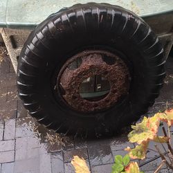 Vintage Tractor Tire Farm Decor Fall Decor Pumpkin Patch Halloween