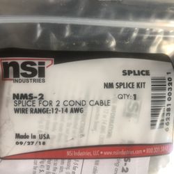 NSI NMS-2 Splice Kit $12.00 Each