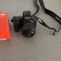 Sony a7II camera + stand