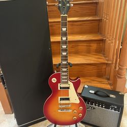 Epiphone Les Paul Classic (Brand New) w/ Hardshell Case, Fender Ampa