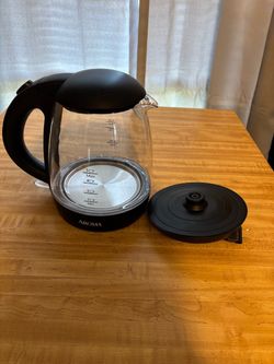 Aroma Glass Electric Kettle with Base