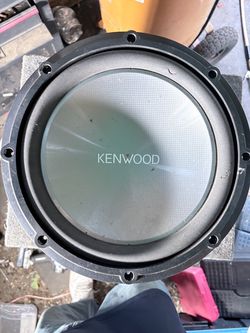 Kenwood 12” Subwoofer + Ported Box