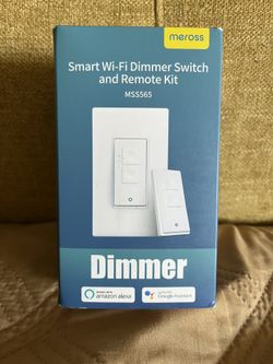 Meross Smart Wi-Fi Dimmer Light Switch and Remote Kit