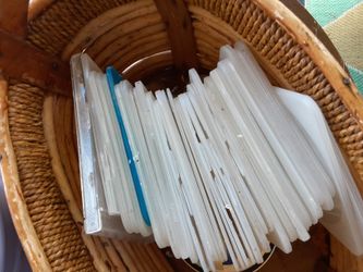 CDs DVDs empty plastic containers $10.00 cash only (serious buyers)