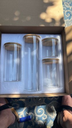 Glass food storage containers