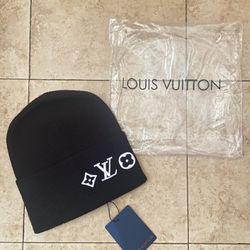 Black LV Beanie 