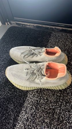 White Yeezy-style sneakers