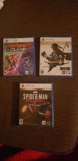 PS5 - Selling 3  New Games for $ 110. 00  They are brand new and  have not been  opened.