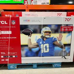 70” TCL Google 4K Smart TV