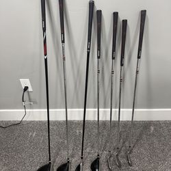 Beginner Golf Set - Driver, 3 Wood, Hybred, Irons