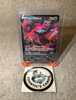 Holo Full Art Galarian Moltres V 097/198