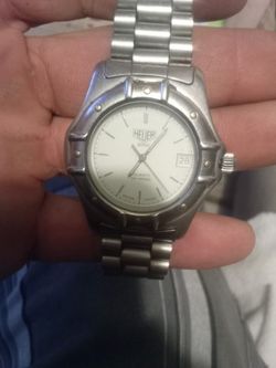 HEUER 2000 954.006 WHITE DIAL STAINLESS STEEL QUARTZ