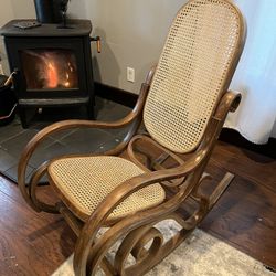 Vintage Thonet Bentwood Rocking Chair