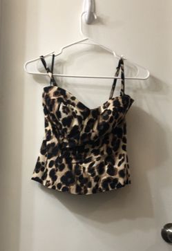 Bebe Leopard blouse