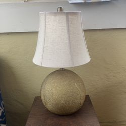 Mid Century Gold Lamp