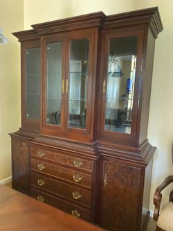 Mahogany China Cabinet