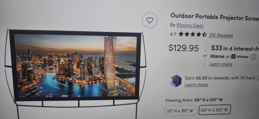 Outdoor Projector Screen
