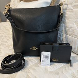 Coach Leather Bag & Wallet