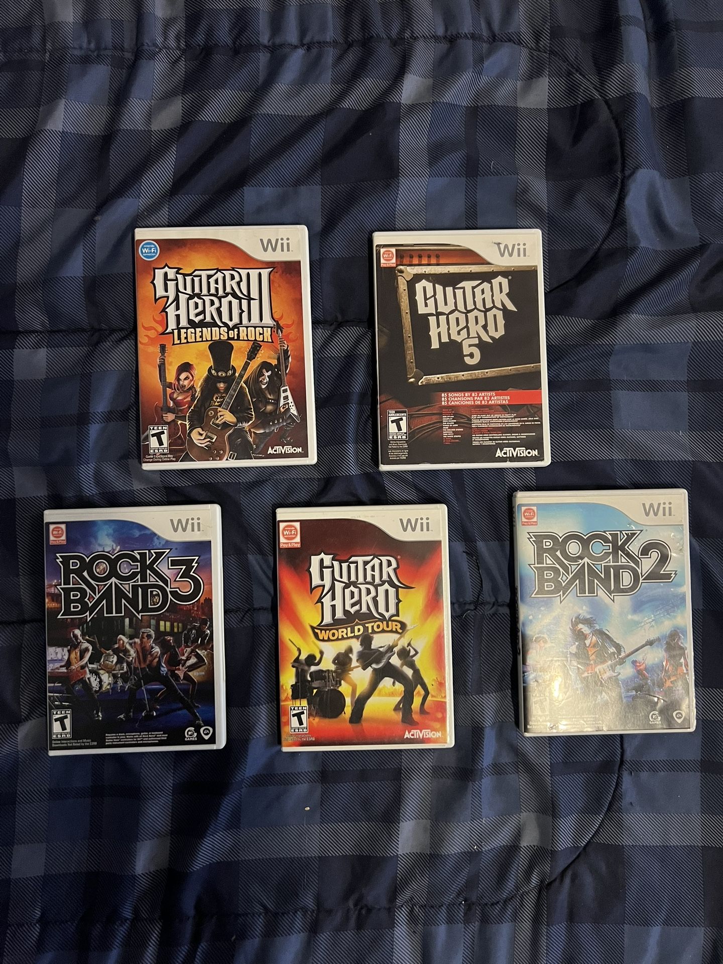 Guitar Hero And Rock Bands Games $20 Each