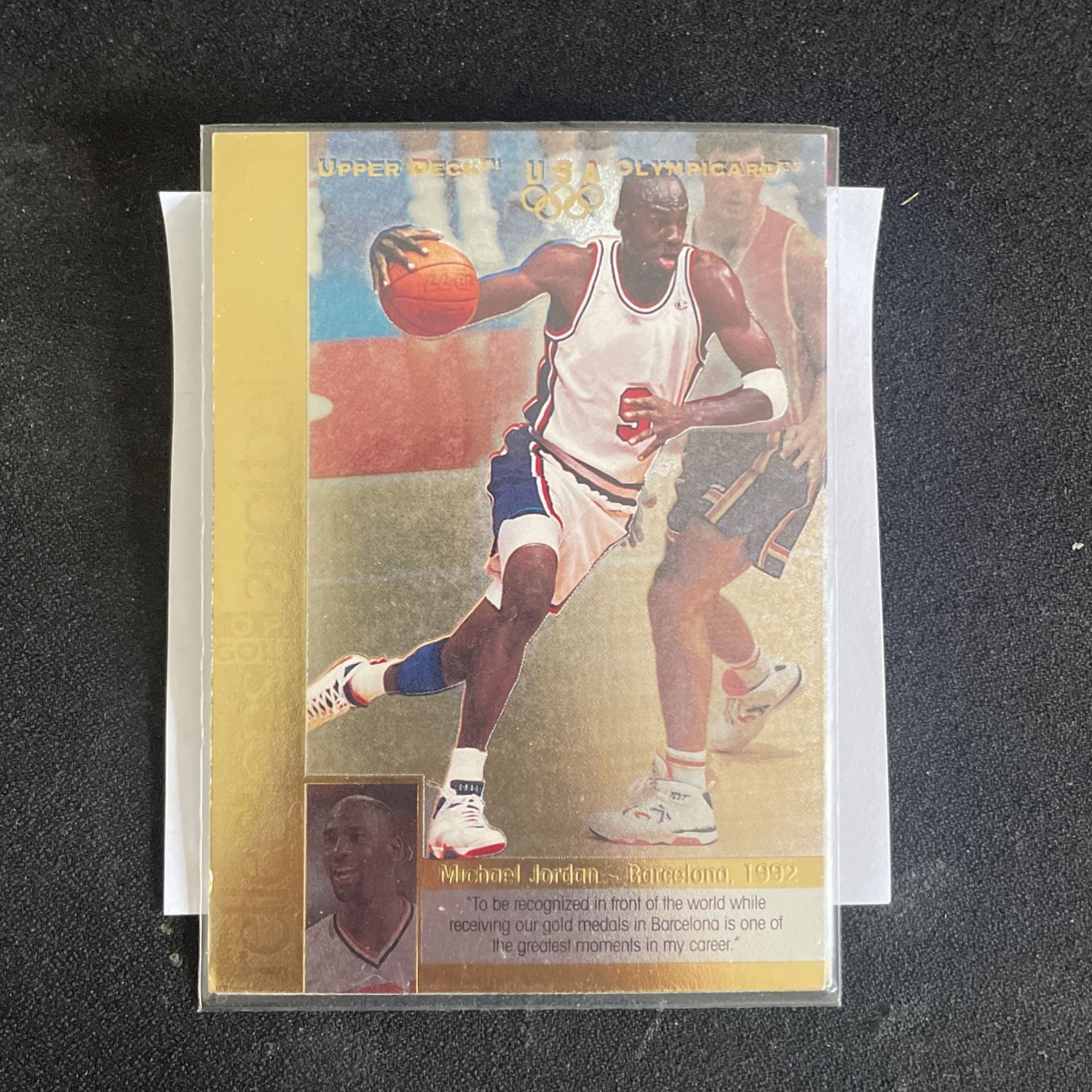 Michael Jordan Olympic Card
