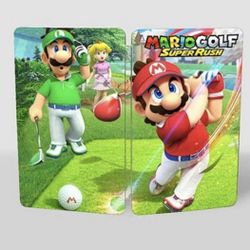 Mario Golf: Super Rush Custom made Steelbook for Nintendo switch (No Game) New