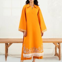 Indian Pakistani Tradition Designer Shalwar Kameez Embroidery Cotton 