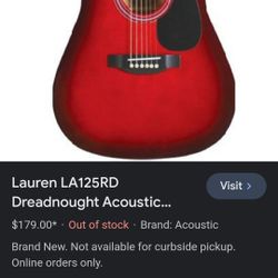 Lauren Acoustic guitar