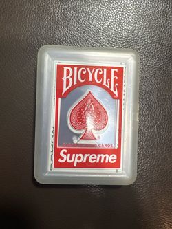 Supreme Bicycle Card Playing deck Waterproof Authentic