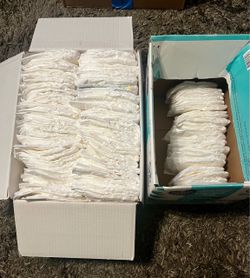Baby Diapers Bulk Lot Two Open Boxes