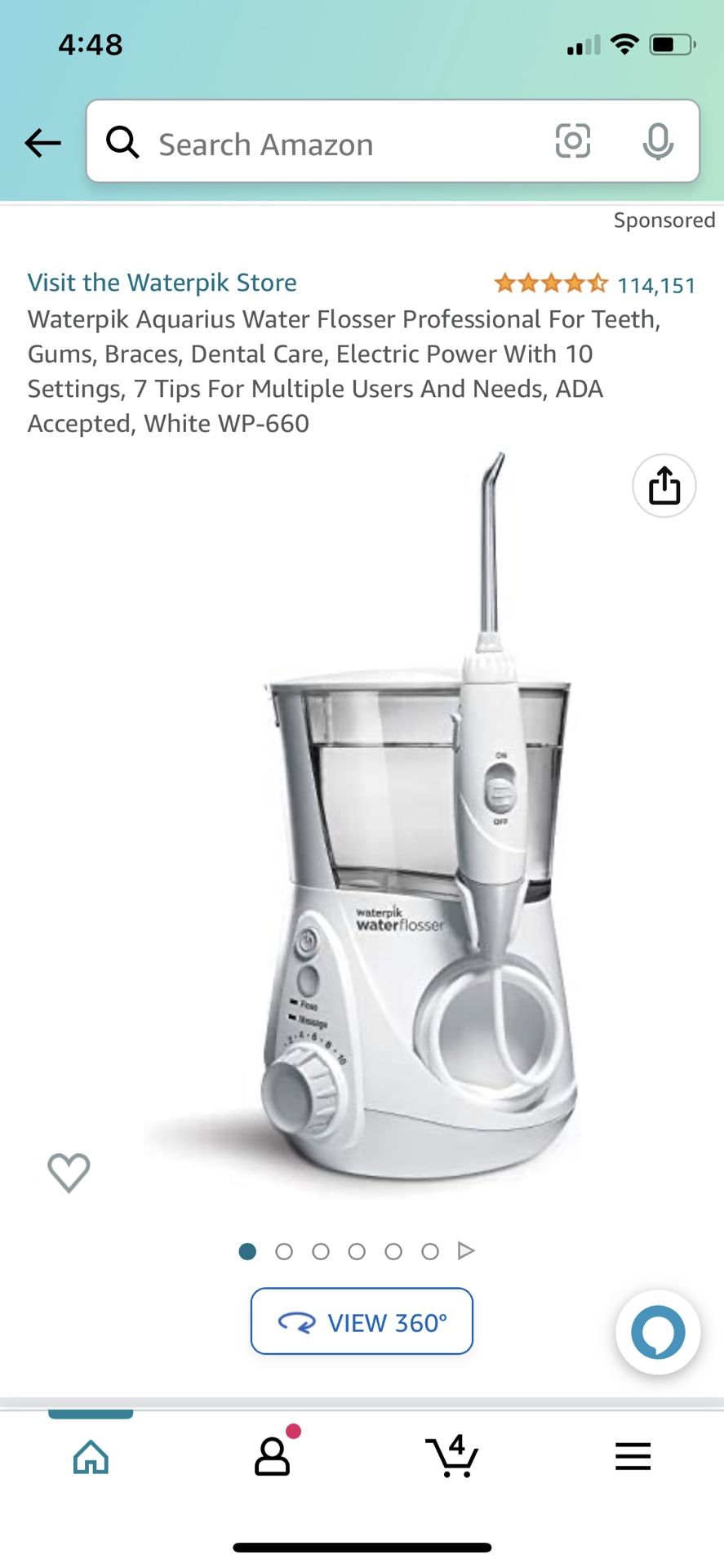 water flosser