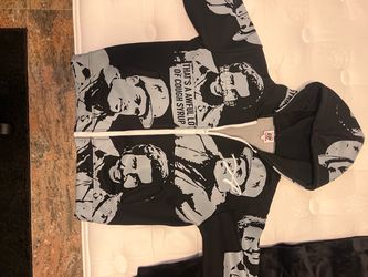 Grey/black Asali hoodie