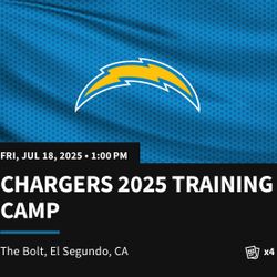 For Trade: 2 Chargers Training Camp Tickets July 17 And 4 Tickets July 18