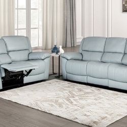 New Luxury Recliner Couch And Love  Seat Set / Free Delivery 