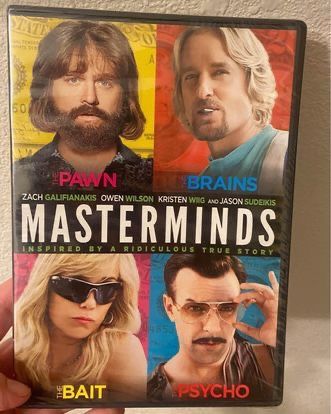 Masterminds DVD NEW