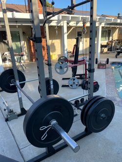 Squat rack fully loaded💪🏼