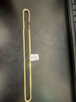 14k foxtail necklace