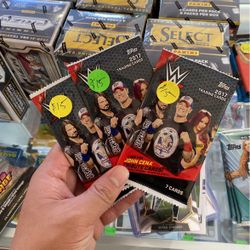 3 Card Lot Of WWE 2017 TOPPS