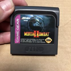 Mortal Kombat II For Sega Game Gear