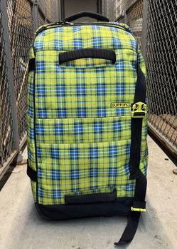 Burton Snowboard Co Wheelie Double Deck Luggage Suitcase 2 Wheel Ixion System