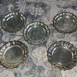 5 peice Silver Plated Coaster