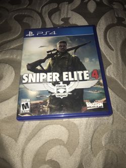 Sniper elite 4 PS4
