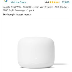 Google Mesh WiFi (AC2200)