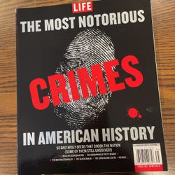 Ex Cond Notorious Crimes Life Mag 2008