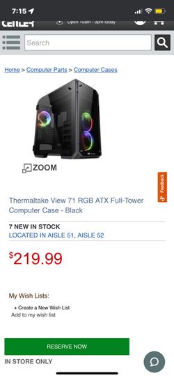 Thermal Take RGB case